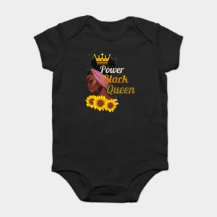 Black Queen, Black Woman, Black Girl Magic Baby Bodysuit